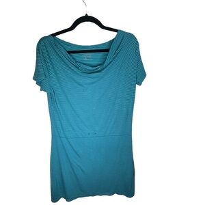 Frilufts Striped Blue Dress Medium